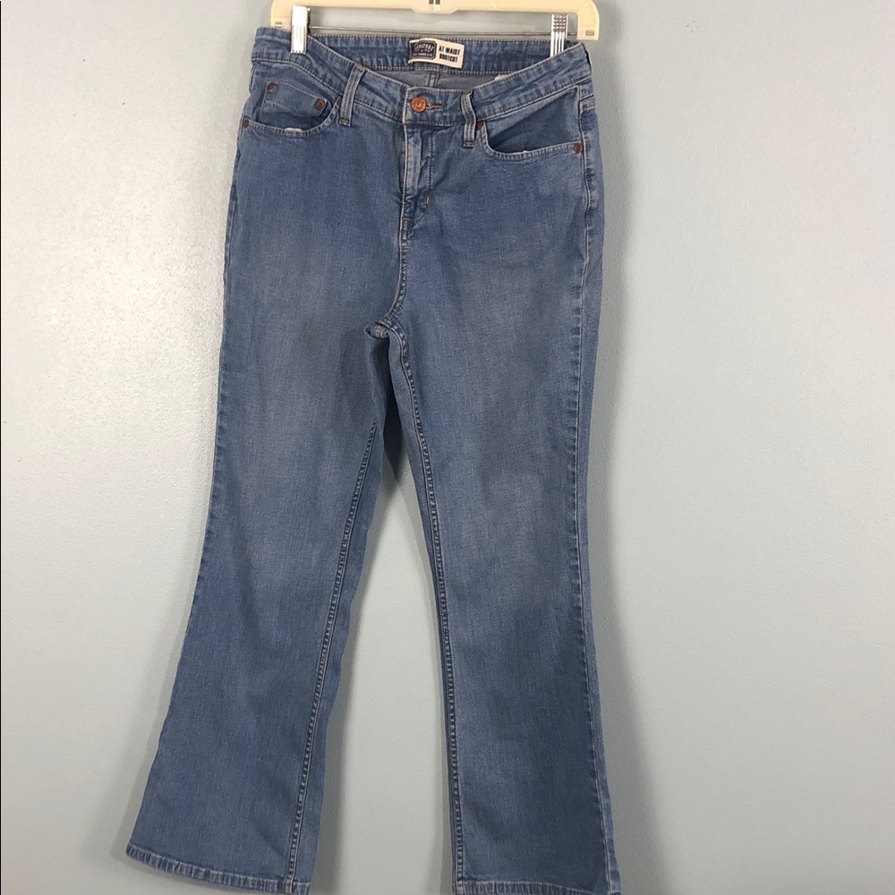 Signature Levi Strauss and Co. Light Blue Women's  10S Jeans At waist boot cut